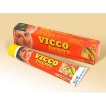 Vicco Turmeric Vanishing Cream (With Sandalwood Oil) Pack of 3 x 50gm