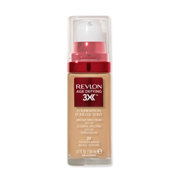 Revlon Age Defying 3X Makeup Foundation, Firming, ...