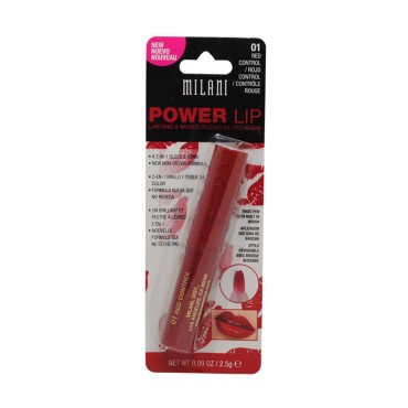 MILANI Power Lip Lasting and Moisturizing Gloss Stain - Red Control