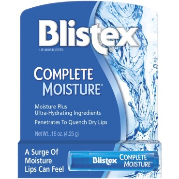 Blistex Complete Moisture Lip Balm, 4 pack...