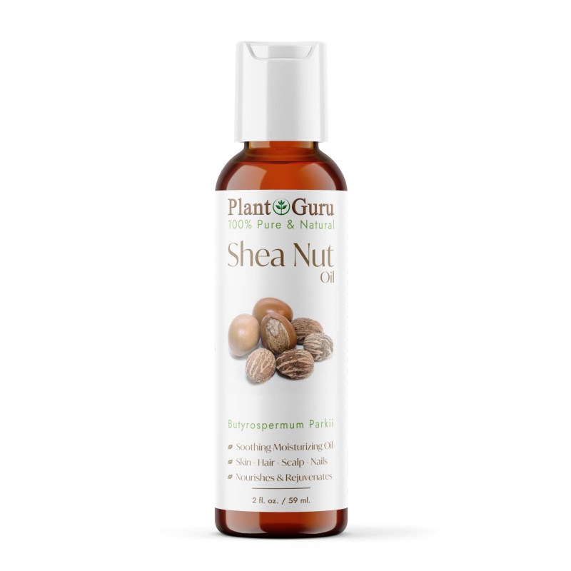 African Shea Nut Butter Oil 2 fl. oz. 100% Pure Natural Skin, Face, Hair Growth And Moisturizer. DIY Body Butters, Lotions, Creams, Lip Balm And Soap Making.