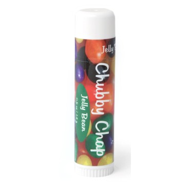 Chubby Chapstick - One (1x) Large Jumbo Chapstick Natural Chapstick - .5 Ounce Lip Balm (Jelly Bean)