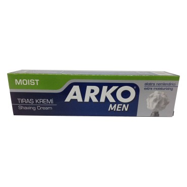 Arko Face Shaving Cream Men-Moist, Extra Moisturizing, 3.5 oz