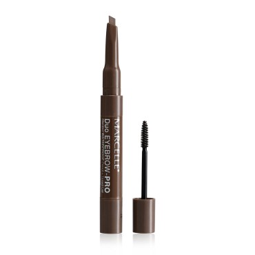 Marcelle Duo Eyebrow-PRO, Brunette, Hypoallergenic and Fragrance-Free, 0.1 oz