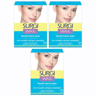 Surgi-wax Hair Remover For Face, 1 Ounce (Pack of 3)