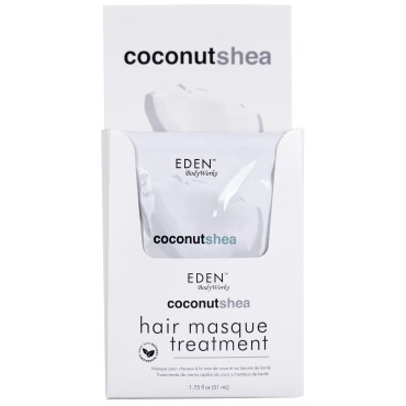 EDEN BodyWorks Coconut Shea Hair Masque | 1.75 oz | Replenish Moisture, Add Shine, Protect & Soften Hair - Packaging May Vary