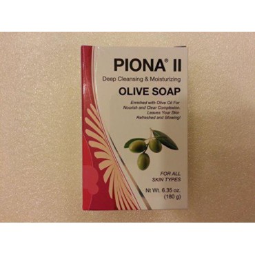 Piona II Deep Cleansing & Moisturizing Olive Soap 6.35 oz by Piona