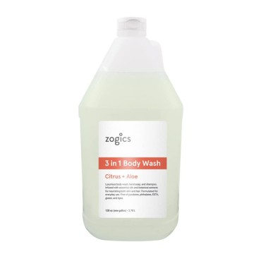 Zogics 3-in-1 Body Wash - Body Soap, Shampoo, and ...