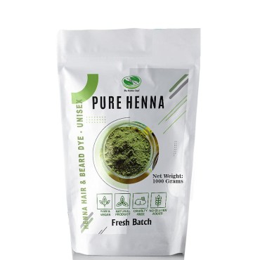 1000 Grams - 100% Pure Henna Powder For Hair Dye -...