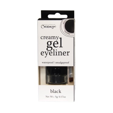Max Makeup Cherimoya Creamy Gel Eyeliner, Black and White