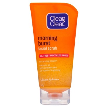 Clean & Clear Morning Burst Facial Scrub For All Skin Types, 5 Fl. Oz.