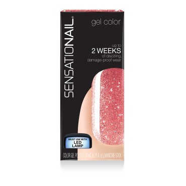 Sensationail Gel Glitter - Rose Gold Glitter - 719...