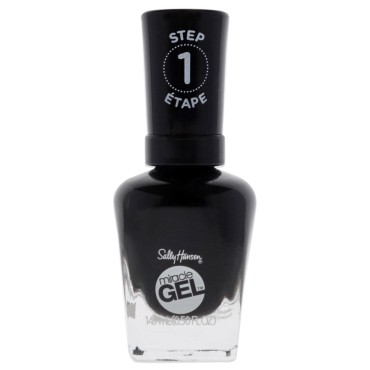 Sally Hansen Miracle Gel Nail Polish, Shade Onyx-pected 849 (Packaging May Vary)