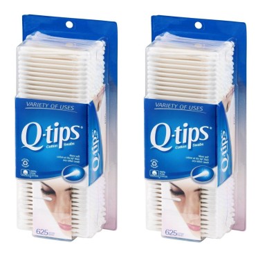 Q-tips Safety Swabs, Family Size, 625 ct (Pack of 2)