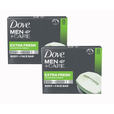 (2 Pack) Dove Men + Care Body and Face Bar, Extra ...