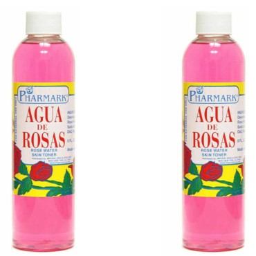 Agua De Rosas 4 Oz. Rose Water 2-PACK...