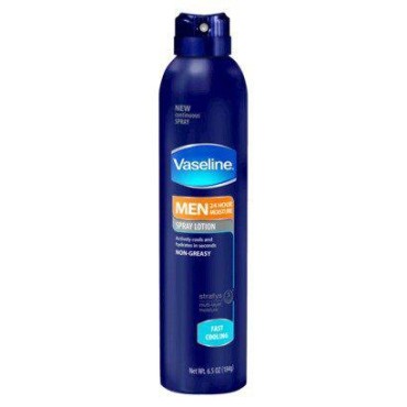 Vaseline Men's Fast Cooling Spray Moisturizer - 6.5 oz (Pack of 3)