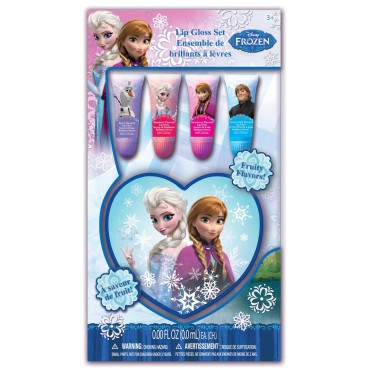 Frozen Lip Tube Set with Heart Box, Strawberry, 4 Count
