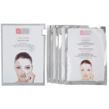 Global Beauty Care Collagen Spa Anti Aging Treatment Mask For All Skin Pack of 5