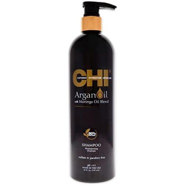 CHI Argan Oil Plus Moringa Oil Shampoo Unisex Shampoo 25 oz