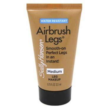Sally Hansen Airbrush Legs Medium 0.75 Ounce Travel Size Tube (22ml) (2 Pack)