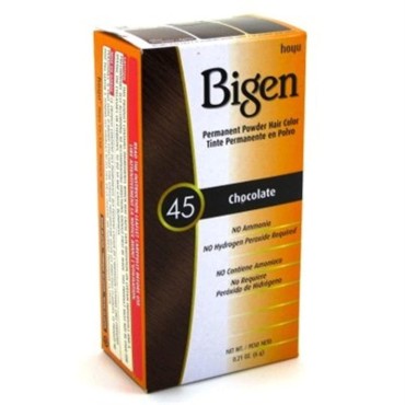 Bigen Powder Hair Color #45 Chocolate 0.21oz (2 Pa...