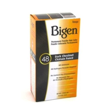 Bigen Powder Hair Color #48 Dark Chestnut 0.21oz (...