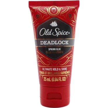 Old Spice Deadlock Spiking Glue, Travel Size, 84 Ounces / 25 ml (Pack of 6)