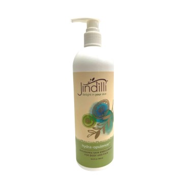 Jindilli - Hydra-Opulence Body Lotion | Sunburn Relief & After Tan Moisturizer w/Macadamia Oil and Aloe Vera - All Natural Ingredients (16.9 fl oz)