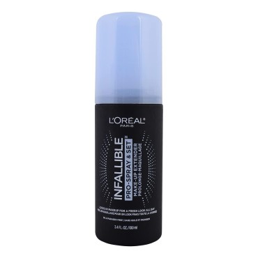 L’Oréal Paris Makeup Infallible Pro-Spray and Set Makeup Extender Setting Spray, 3.4 Ounce