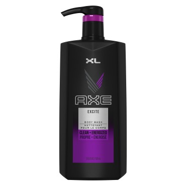 AXE Body Wash for Men, Excite, 28 oz with Pump