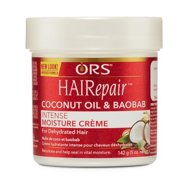 ORS HAIRepair Coconut Oil and Baobab Intense Moisture Creme 5 Ounce (Pack of 6)