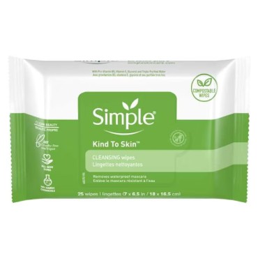 Simple Cleansing Facial Wipes 7 Count (6 Pack)