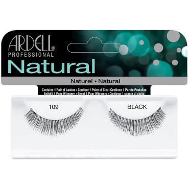Ardell Natural Lashes #109 Black (6 Pack)...