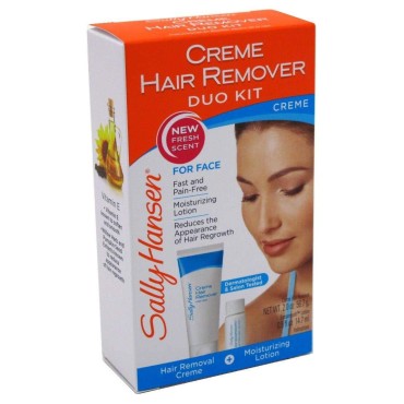 Sally Hansen Creme Hair Remover Duo Kit For Face (6 Pack)