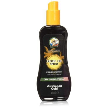 Australian Gold Oil Exotic 8 Ounce Spray With Carrot Oil (235ml) (6 Pack)(Packaging may vary)