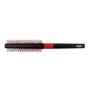 Uppercut Deluxe Quiff Roller, Non-Slip All Hair Hairbrush For Unisex Adult, Black & Red