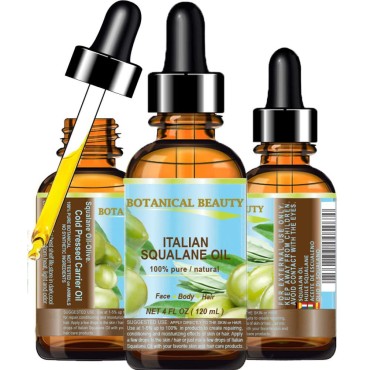Botanical Beauty Natural Italian Squalane Moisturi...