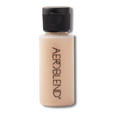 AEROBLEND Airbrush Foundation Makeup (O10) Professional, Water-Based, Buildable, Long-wearing, For all skin types, 1 oz