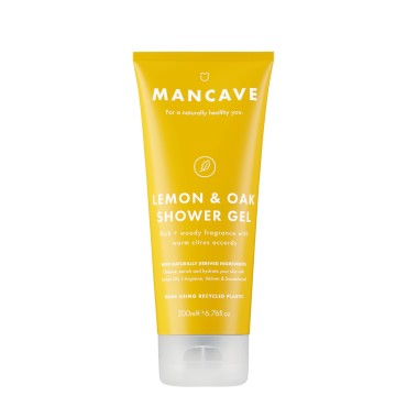 Mancave Natural Lemon & Oak Shower Gel, 6.76 fl. Ounce