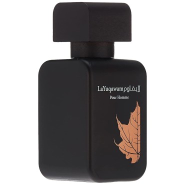 La Yuqawam EDP (Eau De parfum) for Men 75 ML (2.5 oz) | Oudh Woody Notes combined with alluring flowery notes | Signature Arabian Perfumery | by RASASI Perfumes