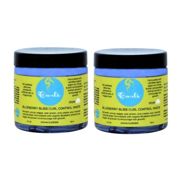 Curls Blueberry Bliss Curl Control Paste 4oz (Pack of 2)
