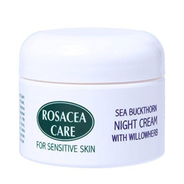 Rosacea Care Night Cream - Nourishing, deep moisturizer for rosacea skin (1.2 Oz)