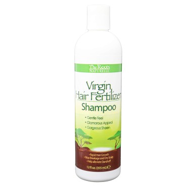 Virgin Hair Fertilizer Shampoo. Helps Reduce Breakage, Promote Healthy hair Dry Scalp and Dandruff. Natural Hair Product Contains Jojoba Seed Oil, Honey Extract, Aloe Vera