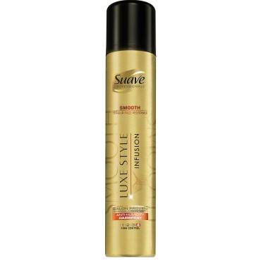 Suave Professionals Hairspray, Luxe Styling Infusion Smooth Anti-Humidity 8.5 oz