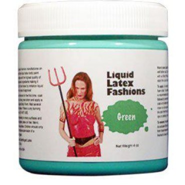 Green 8 Oz - Liquid Latex Body Paint, Ammonia Free...