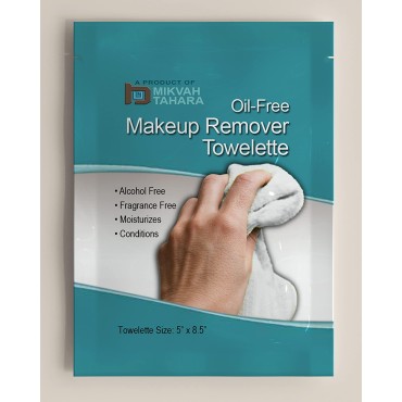 Facial Makeup Remover Wipes Ind. Wrapped (OIL-FREE, 50)