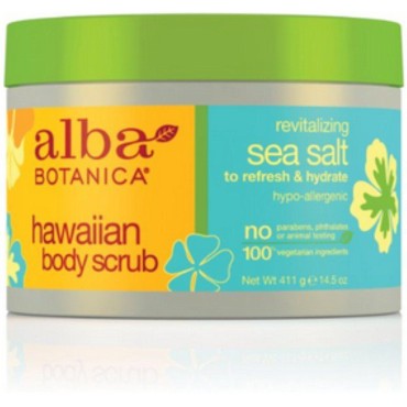 Alba Botanica Natural Hawaiian Body Scrub Sea Salt...