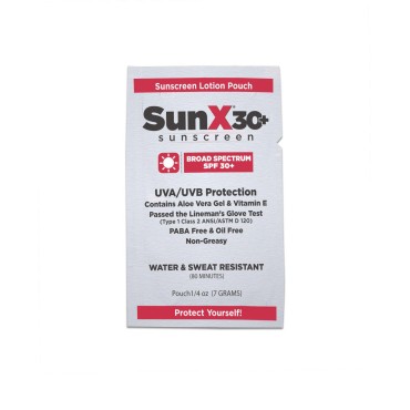 SPF30 Sunscreen, Single Dose Pouch, 100/Box