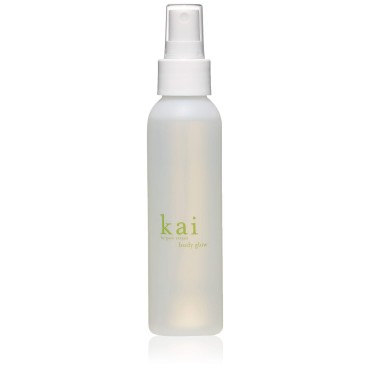 kai Body Glow, 4 Fl Oz, dry body oil with jojoba, chamomile, cucumber extracts, moisturizes and leaves skin radiant with a fresh + clean fragrance, vegan, cruelty free, made in the usa